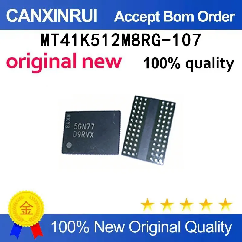 (5-100 pieces)A brand new stock with a starting price of D9RVX MT41K512M8RG-107: N BGA
(5-100 pieces)A brand new stock with a starting price of D9RVX MT41K512M8RG-107: N BGA