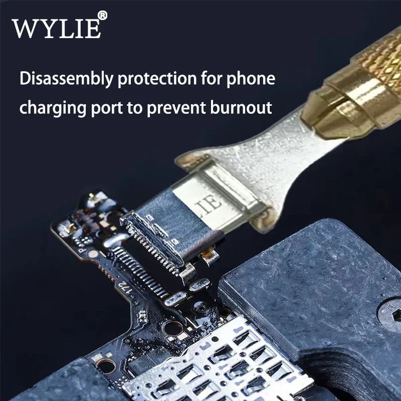 WYLIE Type-C Anti-Melting Protective Cover with Handle, 5Pcs Anti-Scorching Shield for Phone Charging Port Welding
WYLIE Type-C Anti-Melting Protective Cover with Handle, 5Pcs Anti-Scorching Shield for Phone Charging Port Welding