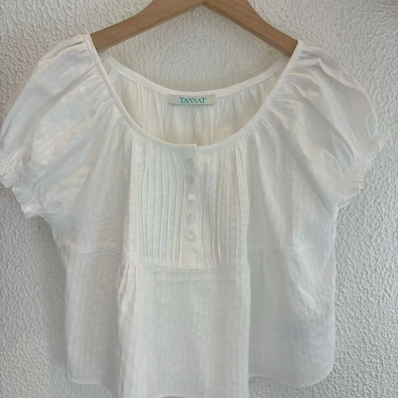 Slimming Casual Short Sleeve Tannat Retro Sweet Pleated Button Doll Shirt Cotton round Neck Commute Style Pure Color Summer
Slimming Casual Short Sleeve Tannat Retro Sweet Pleated Button Doll Shirt Cotton round Neck Commute Style Pure Color Summer