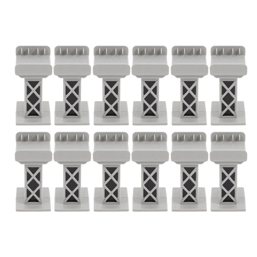 12 шт. пластиковые опоры для железнодорожных направляющих, приподнятые стойки для стабильных многоярусных макетов, подробное мастерство, подходит для всех основных макетов
12 шт. пластиковые опоры для железнодорожных направляющих, приподнятые стойки для стабильных многоярусных макетов, подробное мастерство, подходит для всех основных макетов