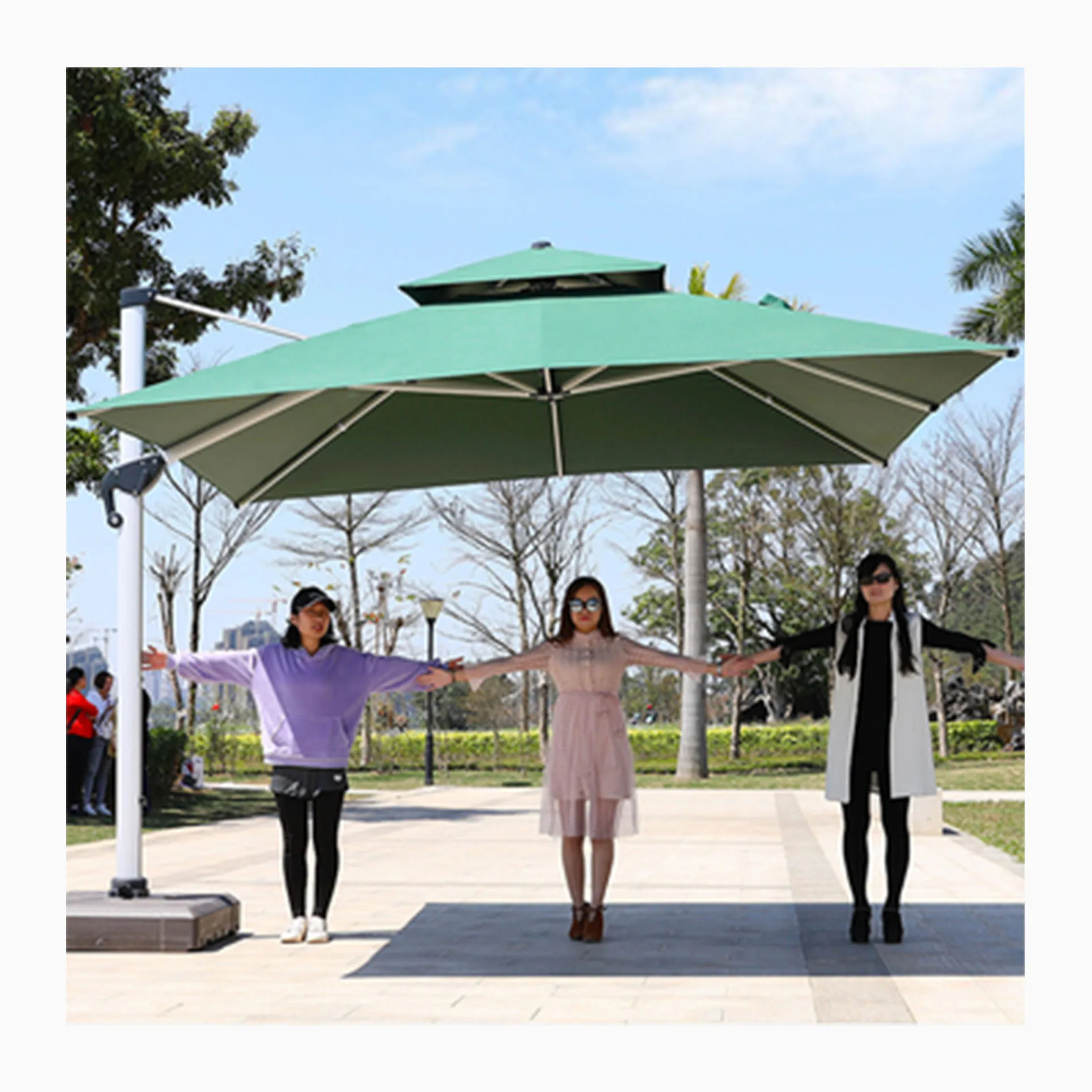 105mm Aluminum Pole Big Size Parasol Outdoor Patio Umbrella For Garden Sunshade Cover
105mm Aluminum Pole Big Size Parasol Outdoor Patio Umbrella For Garden Sunshade Cover