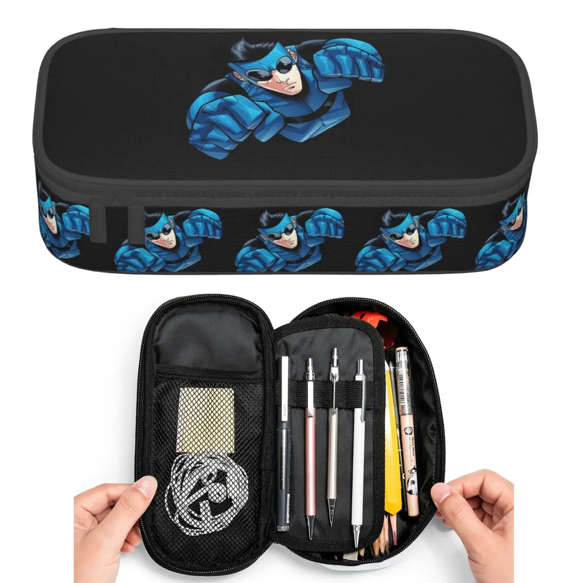 Cartoon Invincible Pencil Cases for Students Pen Box Pencil Bag Large Storage Pencil Pouch Pen Holder
Cartoon Invincible Pencil Cases for Students Pen Box Pencil Bag Large Storage Pencil Pouch Pen Holder