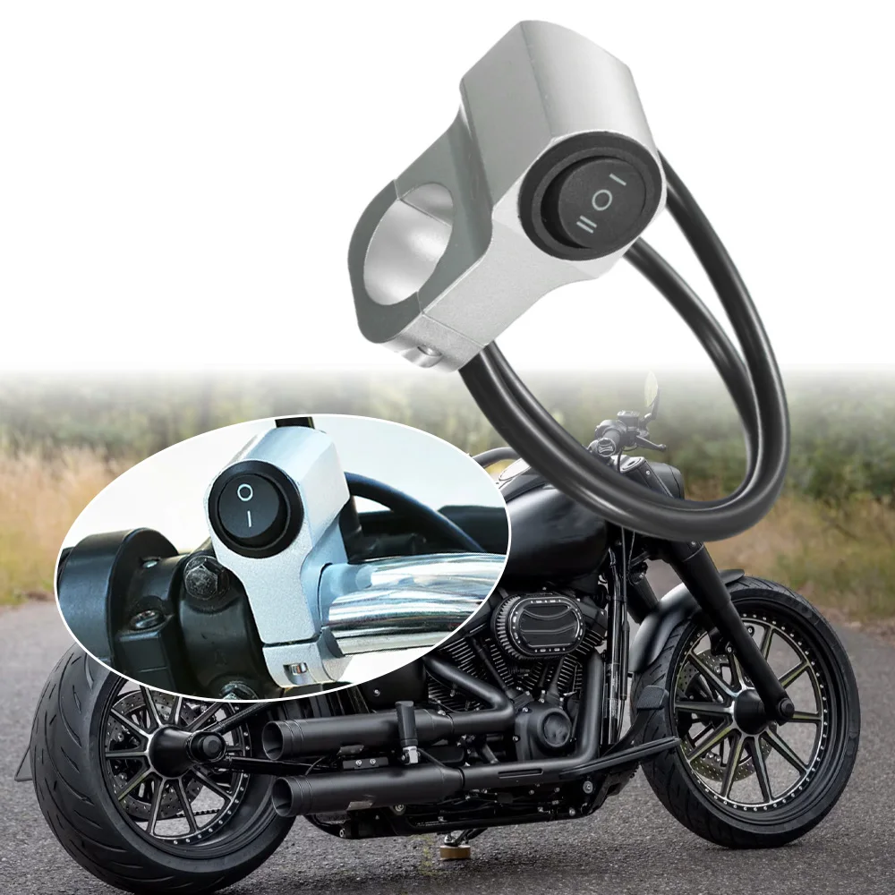 7/8in Motorcycle Handlebar Headlight ON/OFF Switch Light Button Aluminum Alloy Waterproof Fog Spotlight Switch for Scooter ATV 
7/8in Motorcycle Handlebar Headlight ON/OFF Switch Light Button Aluminum Alloy Waterproof Fog Spotlight Switch for Scooter ATV