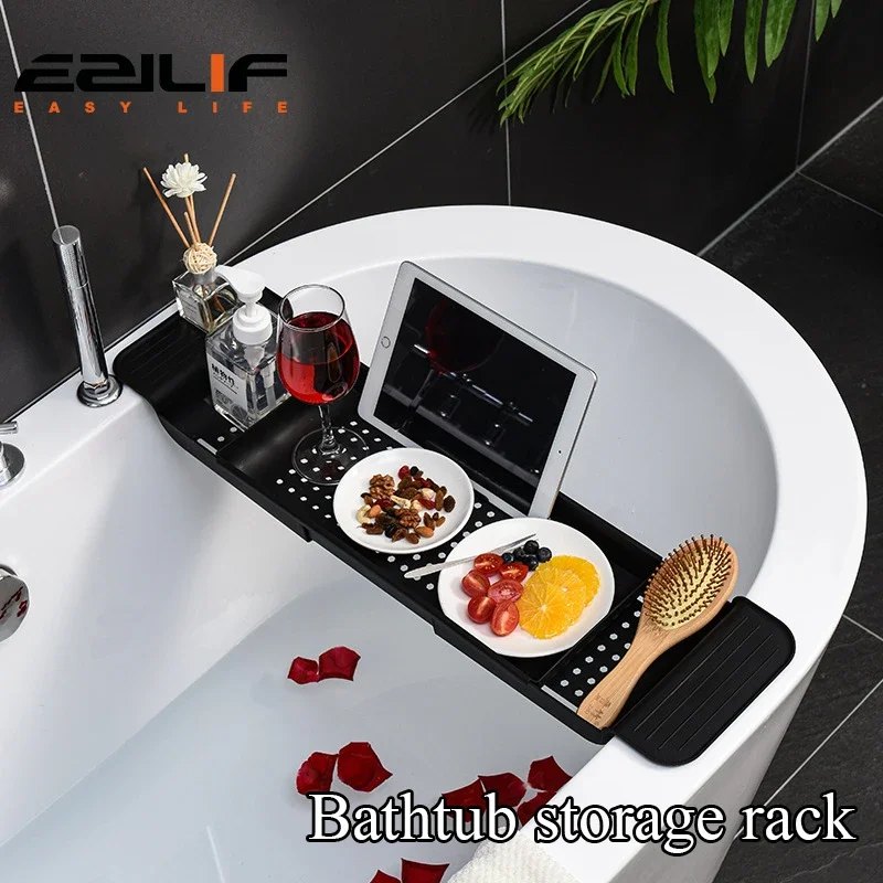 Bathroom bathtub storage rack tray Bathroom soaking storage board Multifunctional rack Mobile phone tablet anti slip bracket
Bathroom bathtub storage rack tray Bathroom soaking storage board Multifunctional rack Mobile phone tablet anti slip bracket