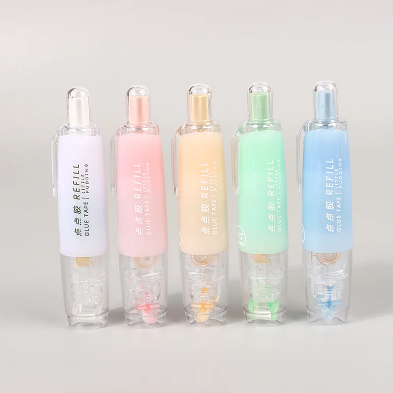 360 Degree Rotation Tip Double Sided Adhesive DIY Scrapbooking Replaceable Core Roller Glue Tape Pen Shape Press Type
360 Degree Rotation Tip Double Sided Adhesive DIY Scrapbooking Replaceable Core Roller Glue Tape Pen Shape Press Type