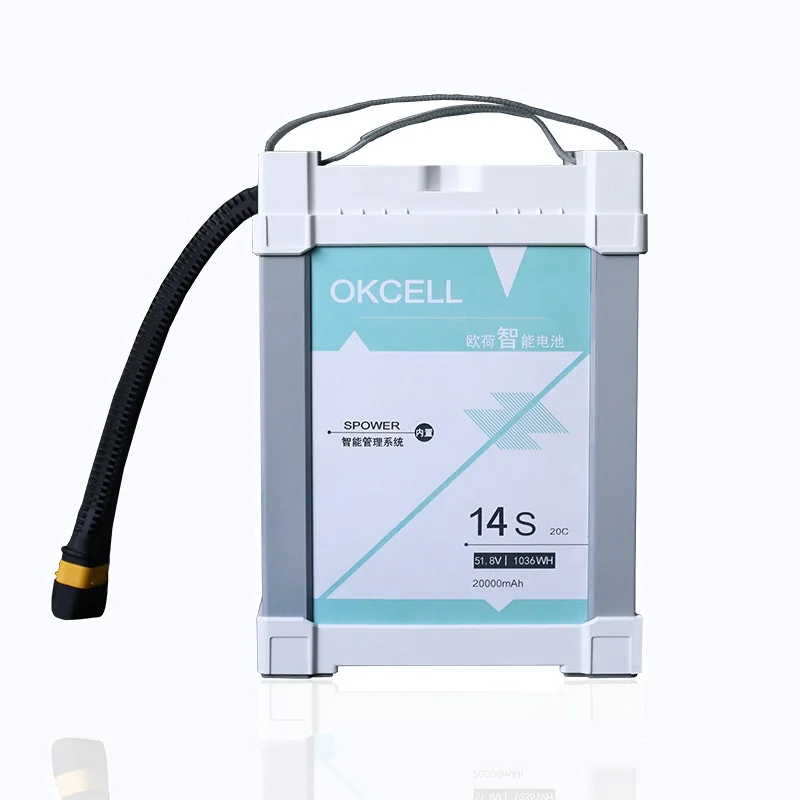 14S 51.8v 20000mah 28000mah Smart Battery Sprayer Lipo Battery Agricultural Lithium Ion Batteries
14S 51.8v 20000mah 28000mah Smart Battery Sprayer Lipo Battery Agricultural Lithium Ion Batteries