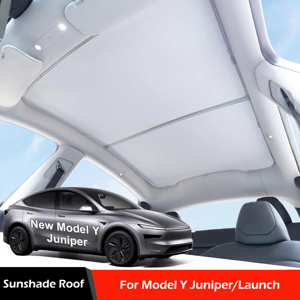 Sunshade Roof for 2025 Tesla Model Y Juniper Nano Ice-Crystal Coatings 3-Gen Heat Insulation Glass Roof Sun Shade Accessories
Sunshade Roof for 2025 Tesla Model Y Juniper Nano Ice-Crystal Coatings 3-Gen Heat Insulation Glass Roof Sun Shade Accessories