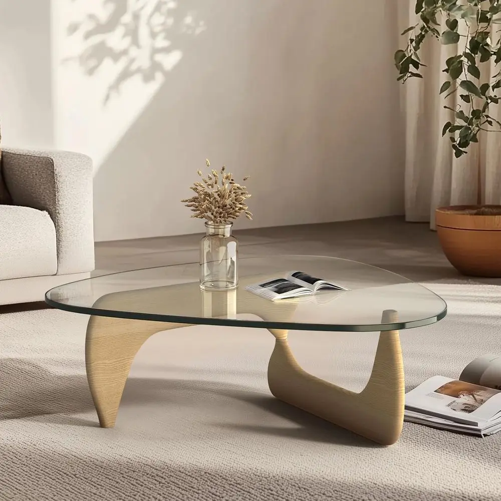 e Glass Coee Table or Living Room Century ern Center Table with Glass Top and Wood (Original Wood (High-end), XL (50"x37.5"x16")
e Glass Coee Table or Living Room Century ern Center Table with Glass Top and Wood (Original Wood (High-end), XL (50"x37.5"x16")