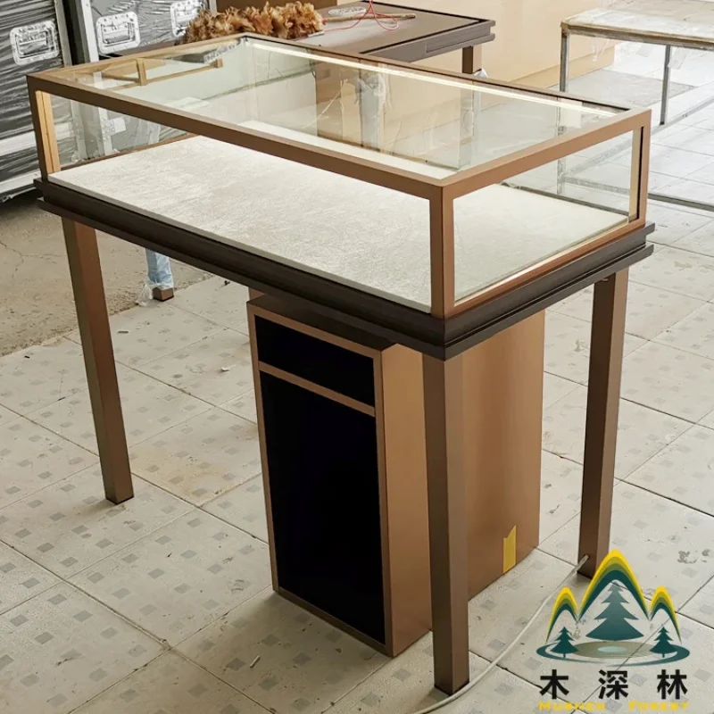 custom.Jewelry Display Cabinet Luxury Glass showcase Counter Shop Furniture Jewelry Display and Sales
custom.Jewelry Display Cabinet Luxury Glass showcase Counter Shop Furniture Jewelry Display and Sales
