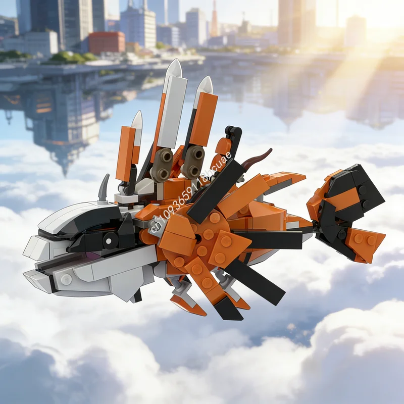 290 деталей MOC Creator 3 в 1: Модель львиного рыбы, конструктор, архитектурный набор, развивающая игрушка для самостоятельной сборки, идея для креативного рождественского подарка
290 деталей MOC Creator 3 в 1: Модель львиного рыбы, конструктор, архитектурный набор, развивающая игрушка для самостоятельной сборки, идея для креативного рождественского подарка