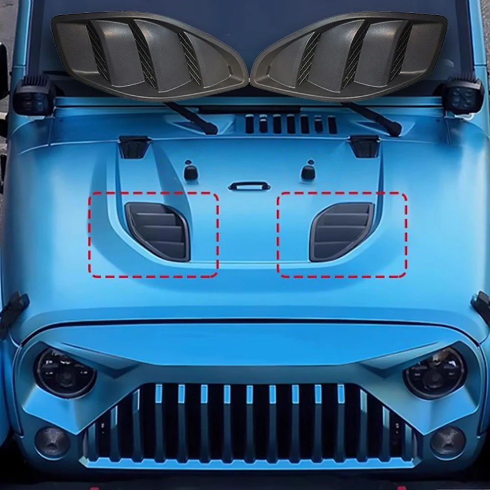 Lantsun J066-8 ABS Hood Air Outlet Front Engine Hood Vent Trim for Jeep for Wrangler JK07-17, 10th Anniversary
Lantsun J066-8 ABS Hood Air Outlet Front Engine Hood Vent Trim for Jeep for Wrangler JK07-17, 10th Anniversary