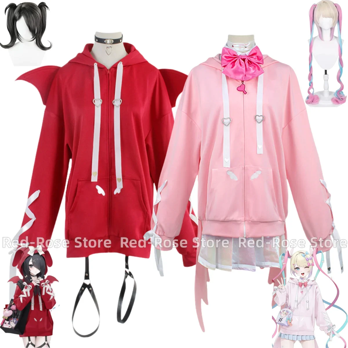 Anime Game Rain OMG Kawaii Angel Ame KAngel NEEDY GIRL OVERDOSE Cosplay Costume Wig Hoodies Skirt Woman Sexy Lovely Party Suit
Anime Game Rain OMG Kawaii Angel Ame KAngel NEEDY GIRL OVERDOSE Cosplay Costume Wig Hoodies Skirt Woman Sexy Lovely Party Suit