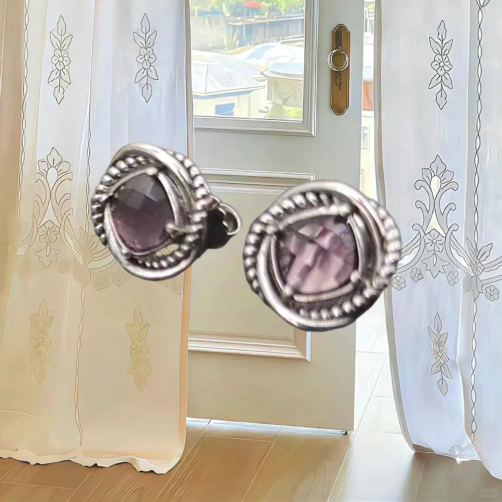 Casual Office Style DY 925 Sterling Silver Stud Earrings Pure Silver Hypoallergenic Light Ear Decor Dating Dinner Accessory
Casual Office Style DY 925 Sterling Silver Stud Earrings Pure Silver Hypoallergenic Light Ear Decor Dating Dinner Accessory