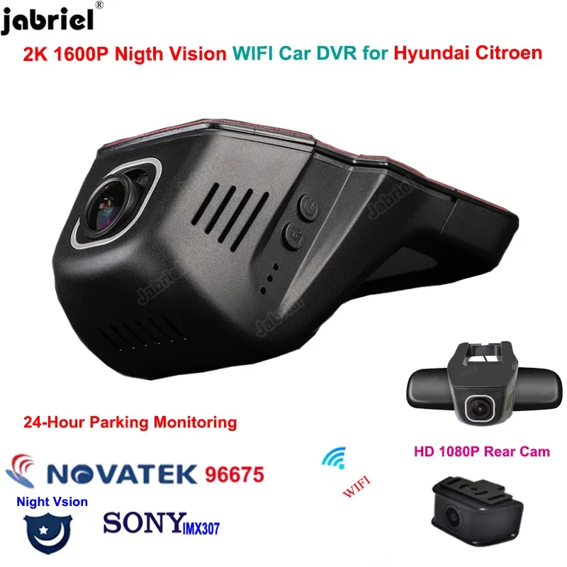 2K Dash Cam Car Dvr Camera For Citroen C4 C5 C3 C1 AMI DS5 Berlingo For Hyundai Elantra Santa i20 i30 i40 tucson solaris Kona
2K Dash Cam Car Dvr Camera For Citroen C4 C5 C3 C1 AMI DS5 Berlingo For Hyundai Elantra Santa i20 i30 i40 tucson solaris Kona