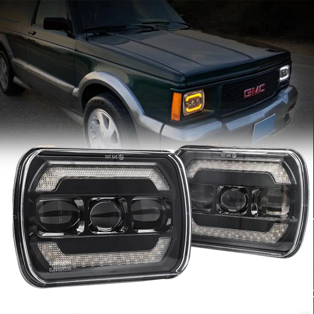 2pcs5x7" High/Low Beam amber turn signal led square headlight 7x6" LED Headlight for Jeep Wrangler YJ Cherokee XJ
2pcs5x7" High/Low Beam amber turn signal led square headlight 7x6" LED Headlight for Jeep Wrangler YJ Cherokee XJ