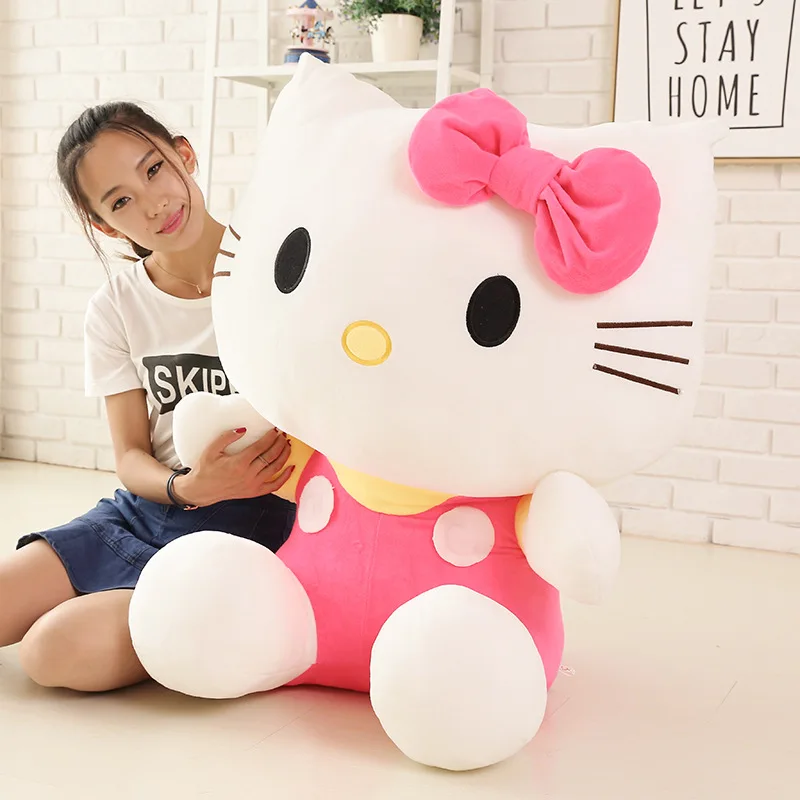 Плюшевые плюшевые куклы Hello Kitty большого размера для декора комнаты, милые куклы Hello Kitty, мягкие игрушки-животные, Ragdoll, домашний подарок на Рождество
Плюшевые плюшевые куклы Hello Kitty большого размера для декора комнаты, милые куклы Hello Kitty, мягкие игрушки-животные, Ragdoll, домашний подарок на Рождество