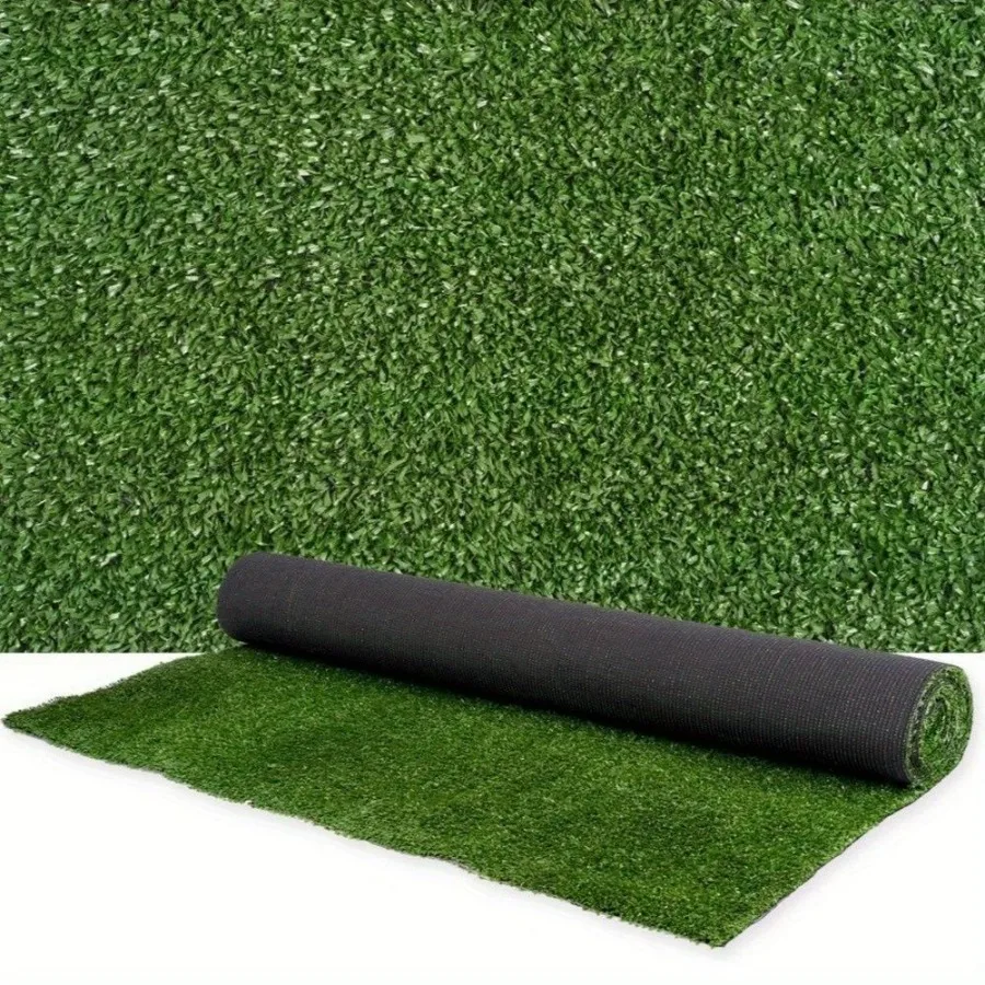 6ft x 10ft indoor/outdoor artificial turf mat, polyethylene, green, thick 0.6in pile with rubber backing and drainage holes
6ft x 10ft indoor/outdoor artificial turf mat, polyethylene, green, thick 0.6in pile with rubber backing and drainage holes