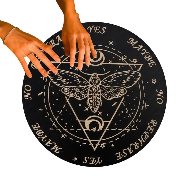 Маятниковая доска, деревянная доска для метафизических сообщений Ouija Spirit, настольная игра, маятник для принятия решений, маятник для алтаря ведьмы
Маятниковая доска, деревянная доска для метафизических сообщений Ouija Spirit, настольная игра, маятник для принятия решений, маятник для алтаря ведьмы