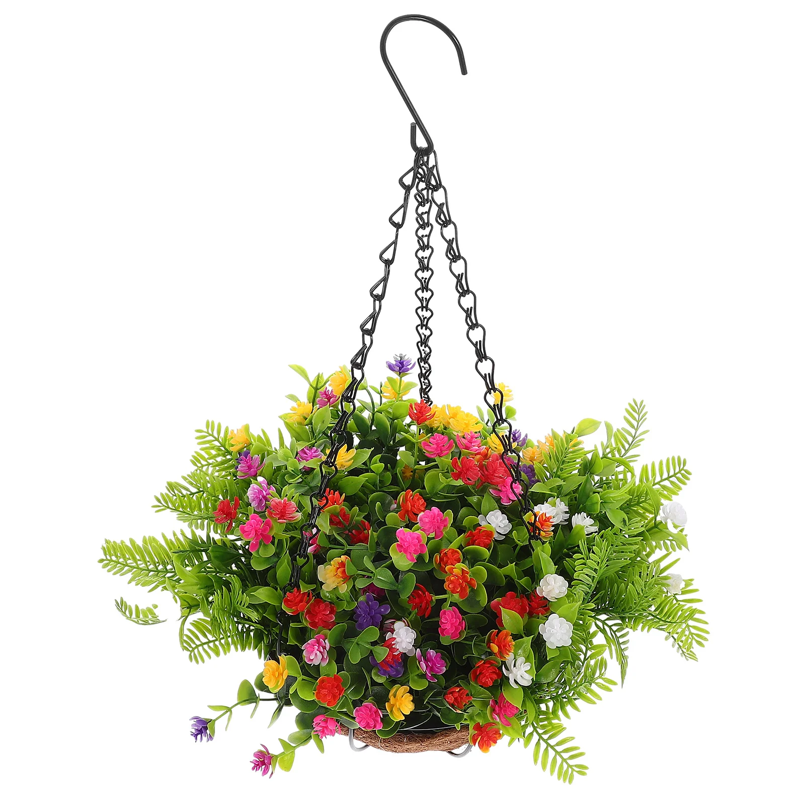 Hanging Flower Basket Artificial Plants Uv Resistant For Outdoor Indoor Home Office Garden Desktop Decor
Hanging Flower Basket Artificial Plants Uv Resistant For Outdoor Indoor Home Office Garden Desktop Decor