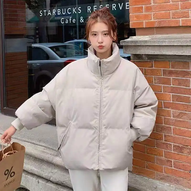 Korean Style 2023 Winter Jacket Parkas Women Stand Collar Solid Female Cotton Coat Loose Oversized Womens Short Parka
Korean Style 2023 Winter Jacket Parkas Women Stand Collar Solid Female Cotton Coat Loose Oversized Womens Short Parka