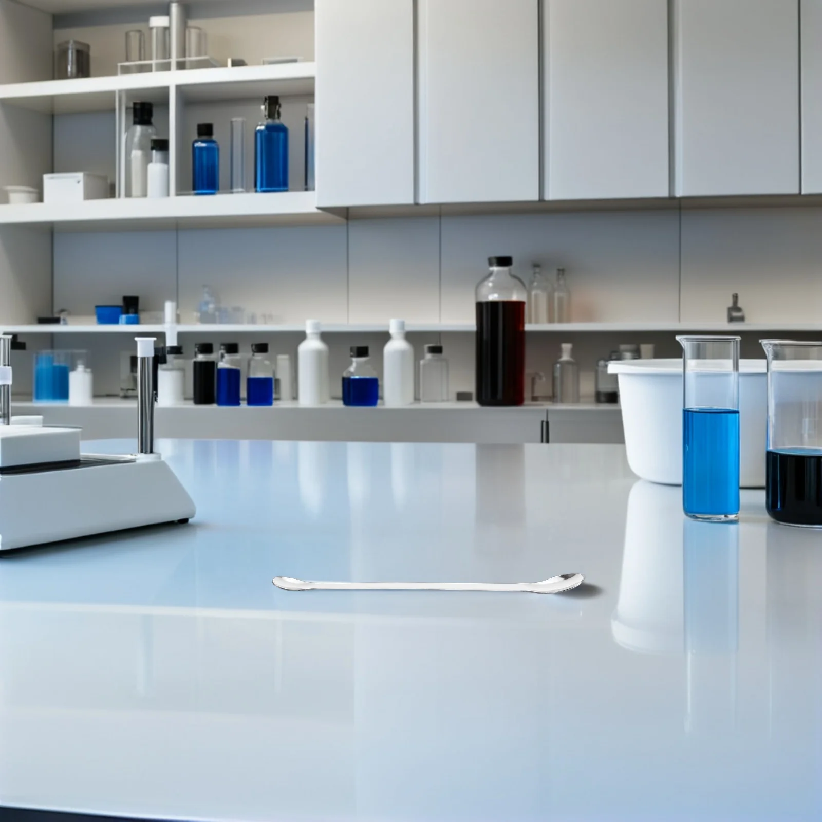 12 Pcs Laboratory Mixing Spoon Stainless Steel Measuring Spoons Double Head Silver Stir
12 Pcs Laboratory Mixing Spoon Stainless Steel Measuring Spoons Double Head Silver Stir