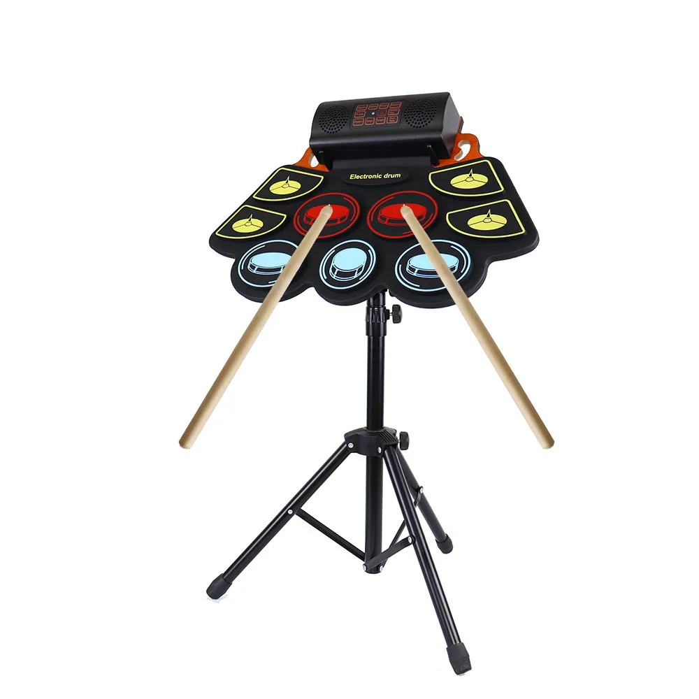 Portable Full Size Drum Set With Silicone Drum Pad Premium Brass Cymbals Complete Professional Percussion Kit
Portable Full Size Drum Set With Silicone Drum Pad Premium Brass Cymbals Complete Professional Percussion Kit