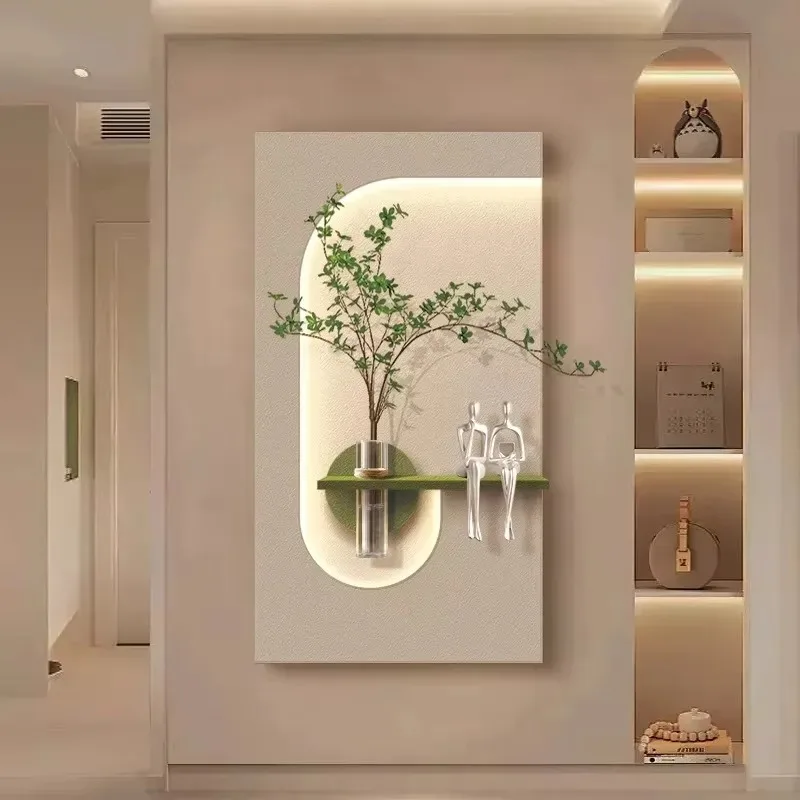New cream hydroponic green plant sandstone wall lamp vase entrance decorative painting three-dimensional hanging metal
New cream hydroponic green plant sandstone wall lamp vase entrance decorative painting three-dimensional hanging metal