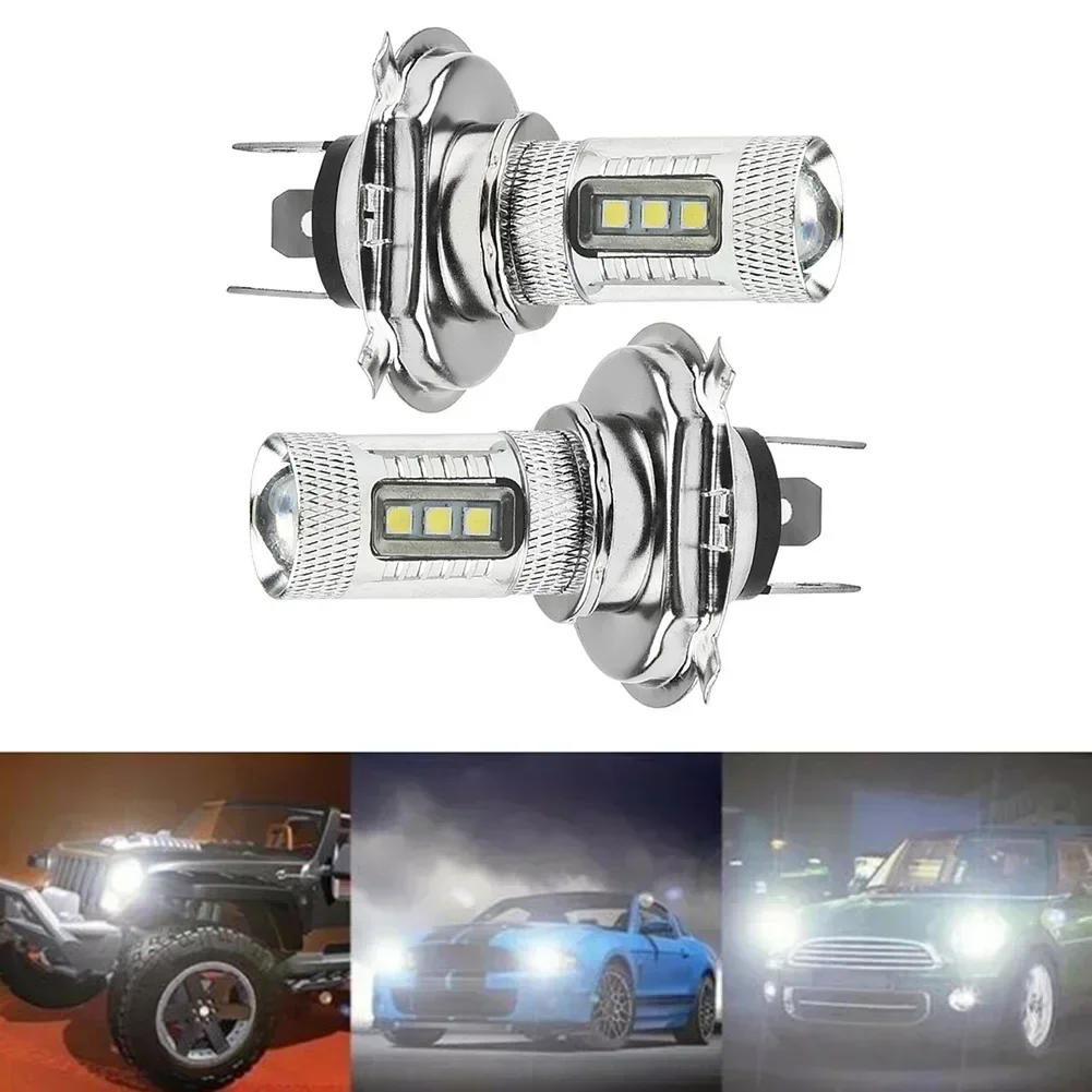 2pcs H4 9003 HB2 Fog Driving Light LED Headlight 80W High/Low Beam DRL 90W White High Brightness 1800LM, Low Power Consumption
2pcs H4 9003 HB2 Fog Driving Light LED Headlight 80W High/Low Beam DRL 90W White High Brightness 1800LM, Low Power Consumption