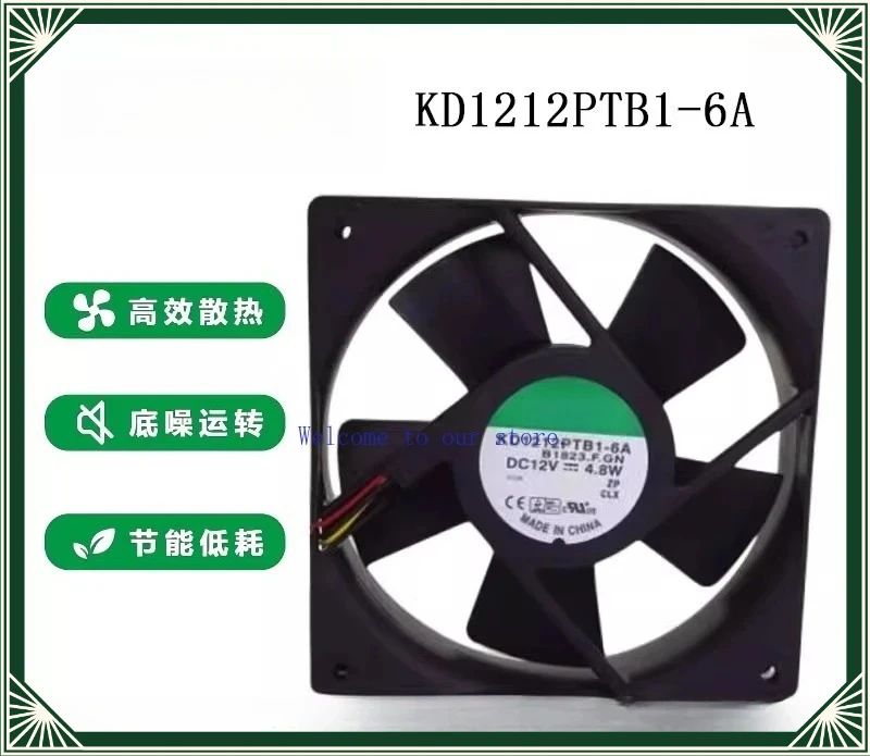 KD1212PTB1-6A DC12V 4.8W 12025 12CM Ultra Quiet Cooling Fan For SUNON
KD1212PTB1-6A DC12V 4.8W 12025 12CM Ultra Quiet Cooling Fan For SUNON