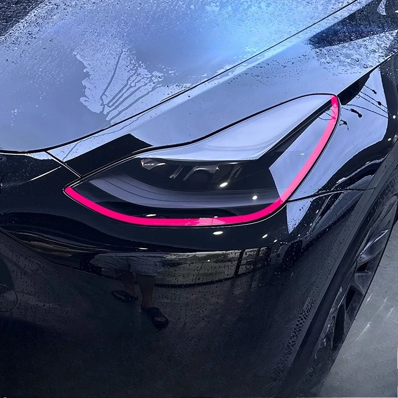 Для модели Tesla 3/Y Highland украшение для фар наклейка цветная полоса для фар пленка обновление фары персонализированная наклейка 
Для модели Tesla 3/Y Highland украшение для фар наклейка цветная полоса для фар пленка обновление фары персонализированная наклейка