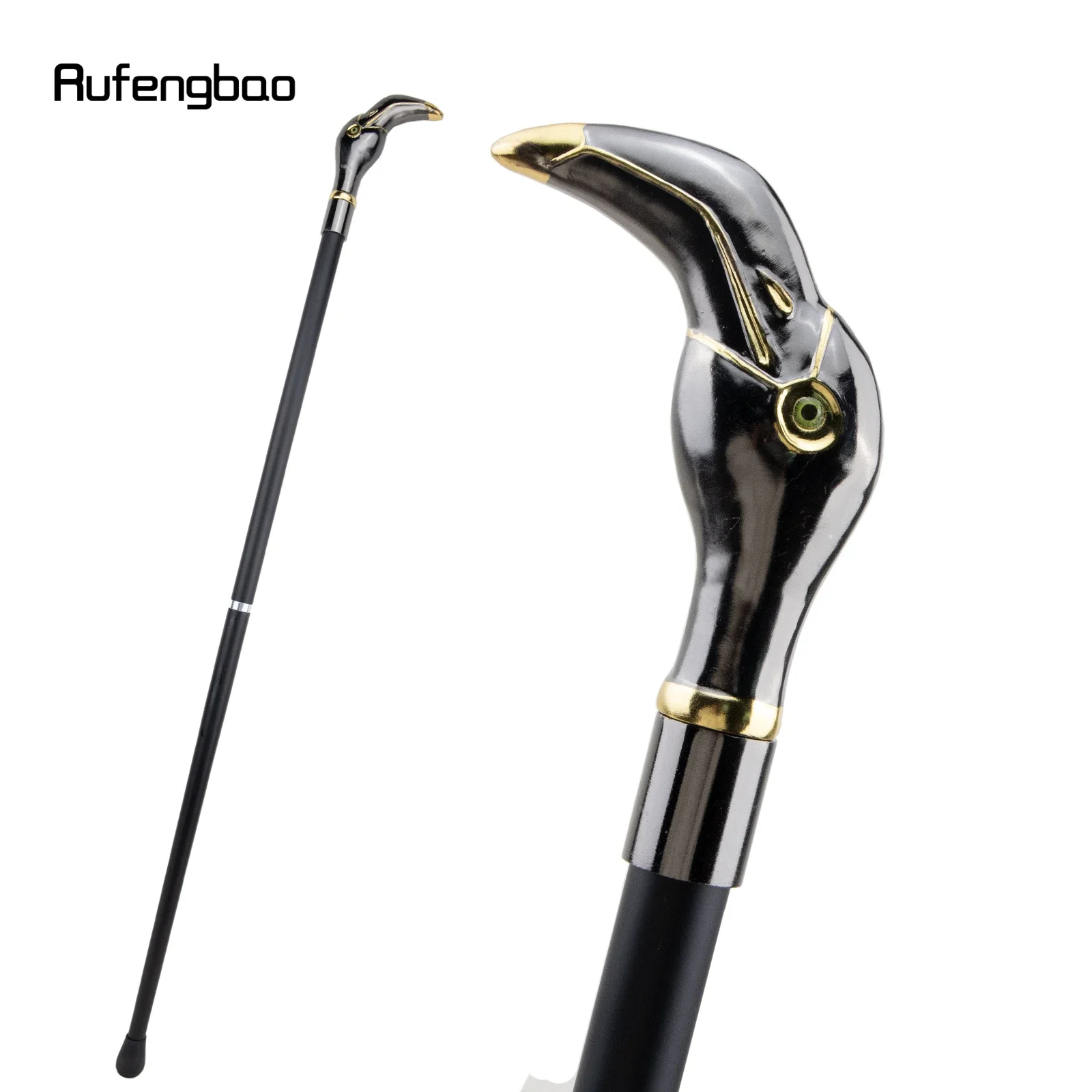 Golden Black Luxury Woodpecker Handle Decorative Cane For Halloween For Cosplay And Parties, For Cosplay & Party
Golden Black Luxury Woodpecker Handle Decorative Cane For Halloween For Cosplay And Parties, For Cosplay & Party