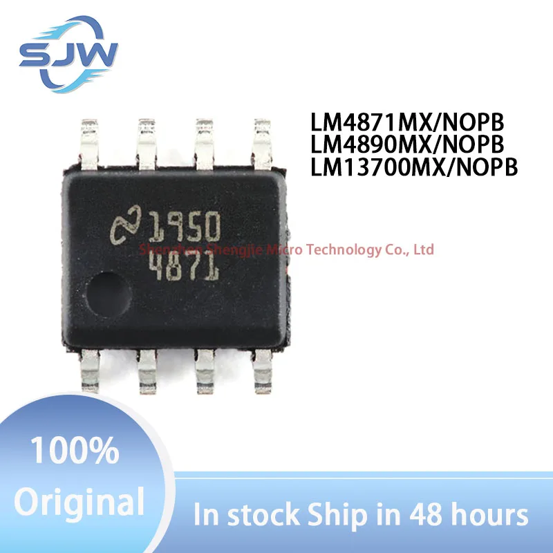 LM4871MX LM4890MX LM13700MX Screen printing 4871 LM4890M LM13700M encapsulation SOIC8 SOIC-16 Amplifier chip
LM4871MX LM4890MX LM13700MX Screen printing 4871 LM4890M LM13700M encapsulation SOIC8 SOIC-16 Amplifier chip