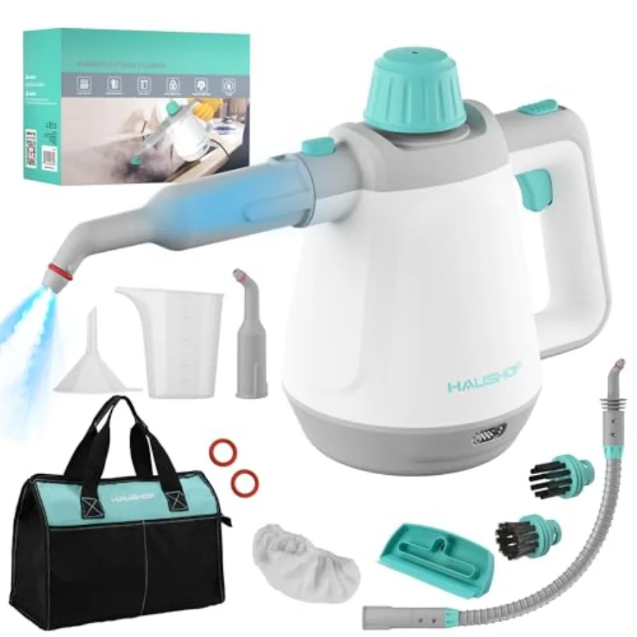 Handheld Steam Cleaner Steam Cleaner for Home with Tool Bag and Safety Lock 11 pcs Accessories Multi-purpose Natural Steam Clea
Handheld Steam Cleaner Steam Cleaner for Home with Tool Bag and Safety Lock 11 pcs Accessories Multi-purpose Natural Steam Clea