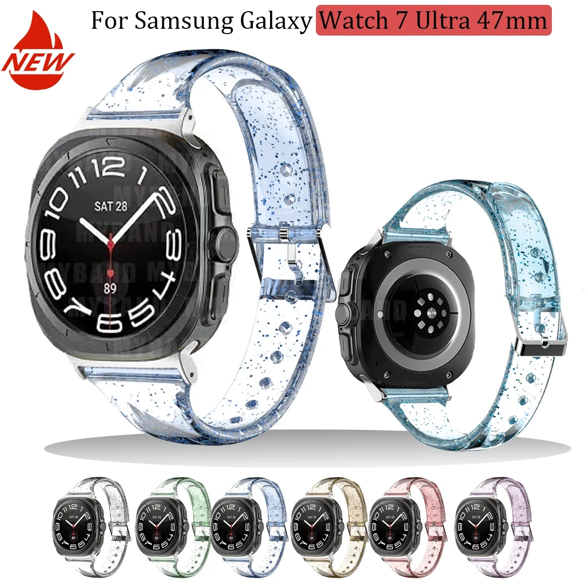 Ультра-ремешок защитный бампер для смарт-часов Samsung Galaxy watch 7 полное покрытие защитный корпус ТПУ прозрачный мягкий ремешок
Ультра-ремешок защитный бампер для смарт-часов Samsung Galaxy watch 7 полное покрытие защитный корпус ТПУ прозрачный мягкий ремешок