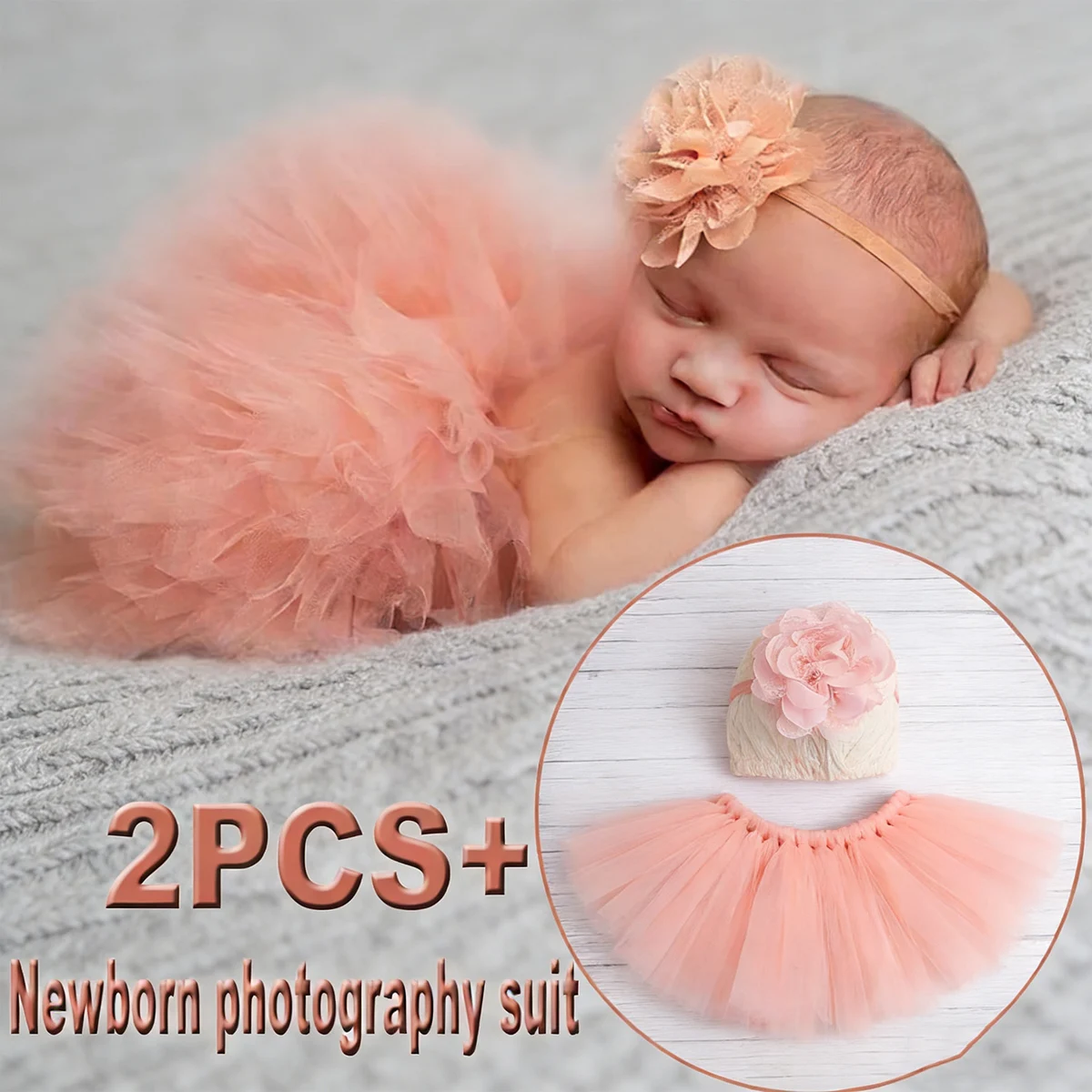 2Pcs Newborn Ballet Skirt Photography Outfits Girl Tulle Lace Skirt With Flower Headband Princess Clothes Baby Photo Props
2Pcs Newborn Ballet Skirt Photography Outfits Girl Tulle Lace Skirt With Flower Headband Princess Clothes Baby Photo Props