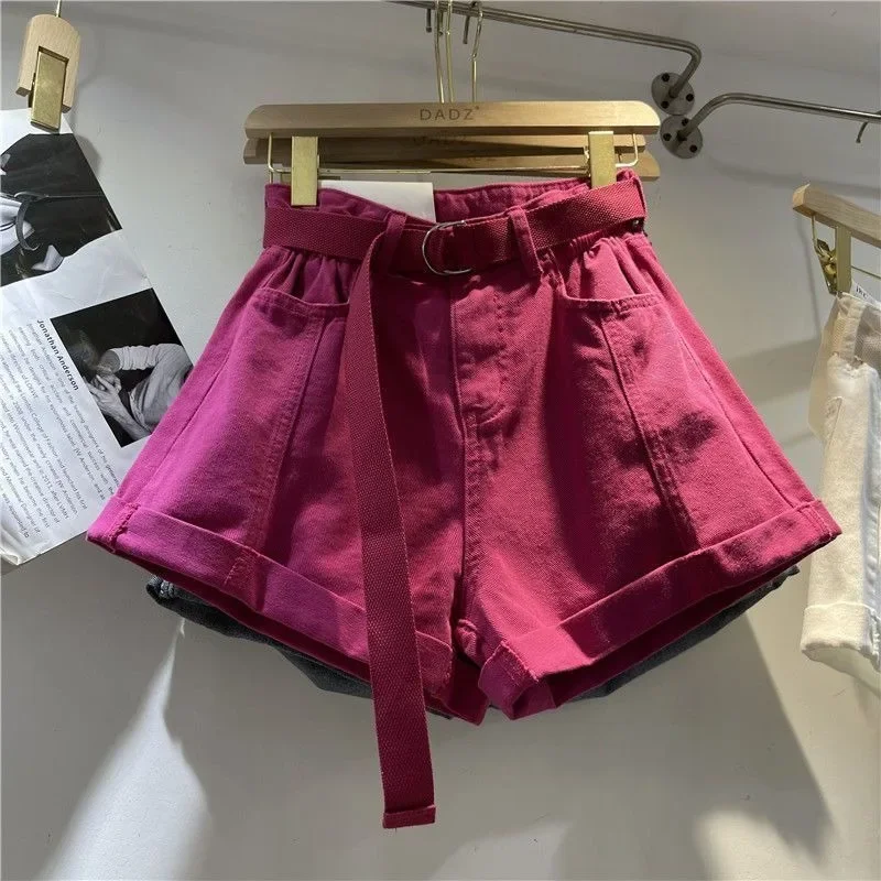 Fashion Tideway Fruit Green Casual Jeans Spring and Summer New High-waisted Roll-edge Wide-leg Shorts All Match Skinny Hot Pants
Fashion Tideway Fruit Green Casual Jeans Spring and Summer New High-waisted Roll-edge Wide-leg Shorts All Match Skinny Hot Pants