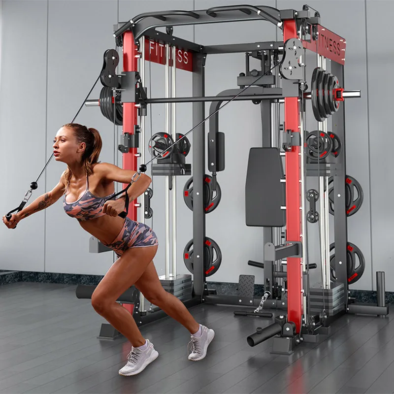 Steel Smith Machine Comprehensive Strength Training Body Building Multi-Function Station Focusing Chest Arms
Steel Smith Machine Comprehensive Strength Training Body Building Multi-Function Station Focusing Chest Arms