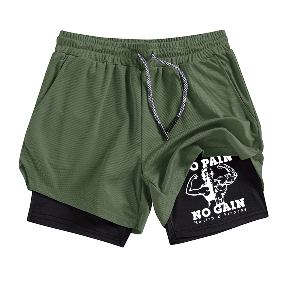 Men's Quick Drying 2 In 1 Sports Shorts With Printed Slogans Casual Beach Shorts Suitable For Summer Outdoor Fitness And Cycling
Men's Quick Drying 2 In 1 Sports Shorts With Printed Slogans Casual Beach Shorts Suitable For Summer Outdoor Fitness And Cycling
