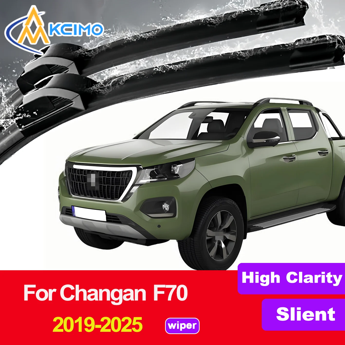 KCIMO Universial New 2PCS Wiper Blades for Changan F70 2019-2025 Kaicene F70 (2019-2023) Changan Hunter Changan F70 Hunter Chang
KCIMO Universial New 2PCS Wiper Blades for Changan F70 2019-2025 Kaicene F70 (2019-2023) Changan Hunter Changan F70 Hunter Chang