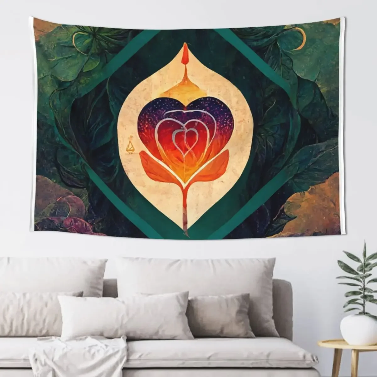 Rainbow Heart Chakra Tapestry Hanging Wall Custom Tapestry
Rainbow Heart Chakra Tapestry Hanging Wall Custom Tapestry