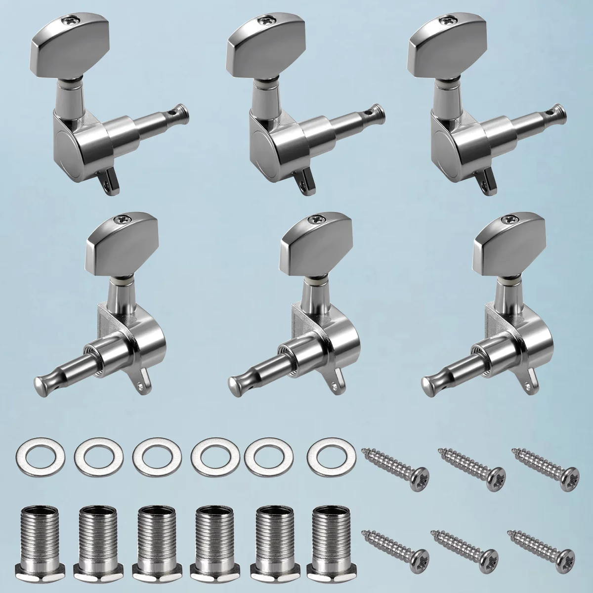 1Set Guitar Pegs Tools Set Metal Durable Improve Sound Suitable for Folk Electric Guitars Practical Silver Guitar Tuning Pegs
1Set Guitar Pegs Tools Set Metal Durable Improve Sound Suitable for Folk Electric Guitars Practical Silver Guitar Tuning Pegs