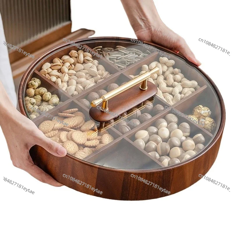 Wooden 9 Grid Round Snack Storage Box Candy Nut Tray Dessert Serving Dish
Wooden 9 Grid Round Snack Storage Box Candy Nut Tray Dessert Serving Dish