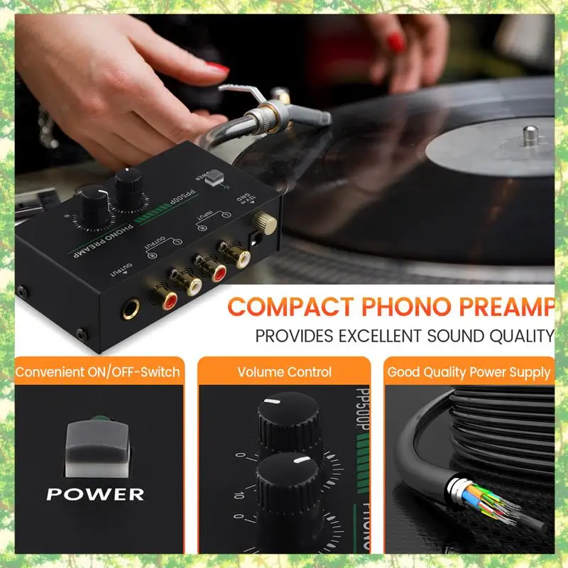 Предусилитель проигрывателя Smart-Phono, предусилитель фонографа с входом R C A, выход RCA/TRS, для проигрывания проигрывателей проигрывателей
Предусилитель проигрывателя Smart-Phono, предусилитель фонографа с входом R C A, выход RCA/TRS, для проигрывания проигрывателей проигрывателей