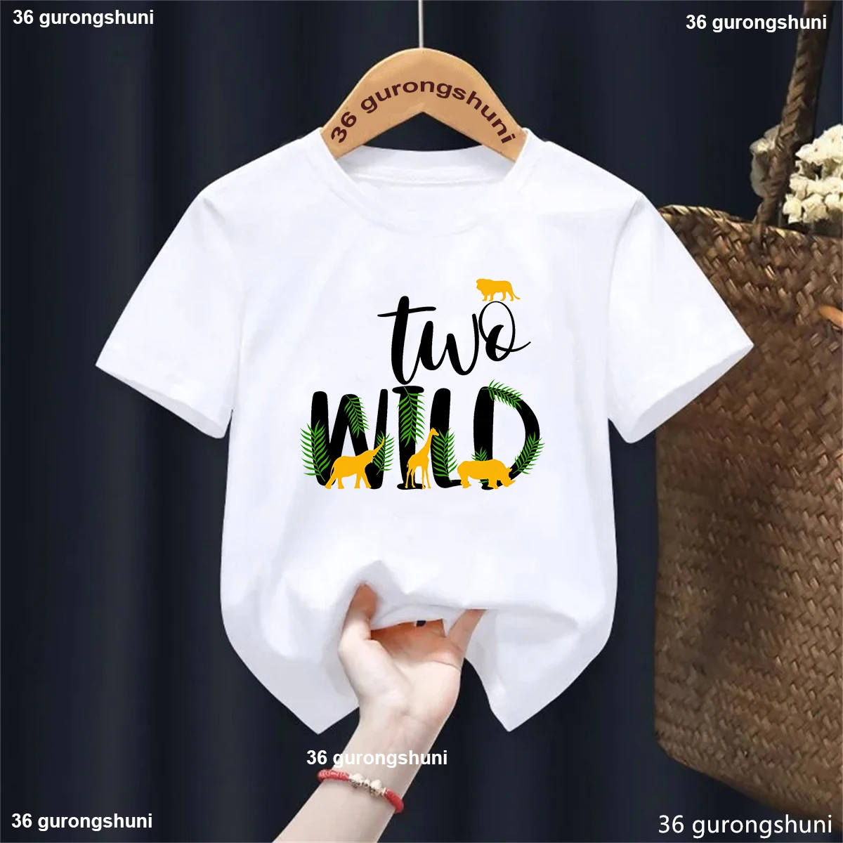 Two Wild Graphic Printed T Shirt Boys/Girls Birthday Gift Toddler Kids Clothes Harajuku Kawaii White/Grey/Blue/Yellow T-Shirt
Two Wild Graphic Printed T Shirt Boys/Girls Birthday Gift Toddler Kids Clothes Harajuku Kawaii White/Grey/Blue/Yellow T-Shirt