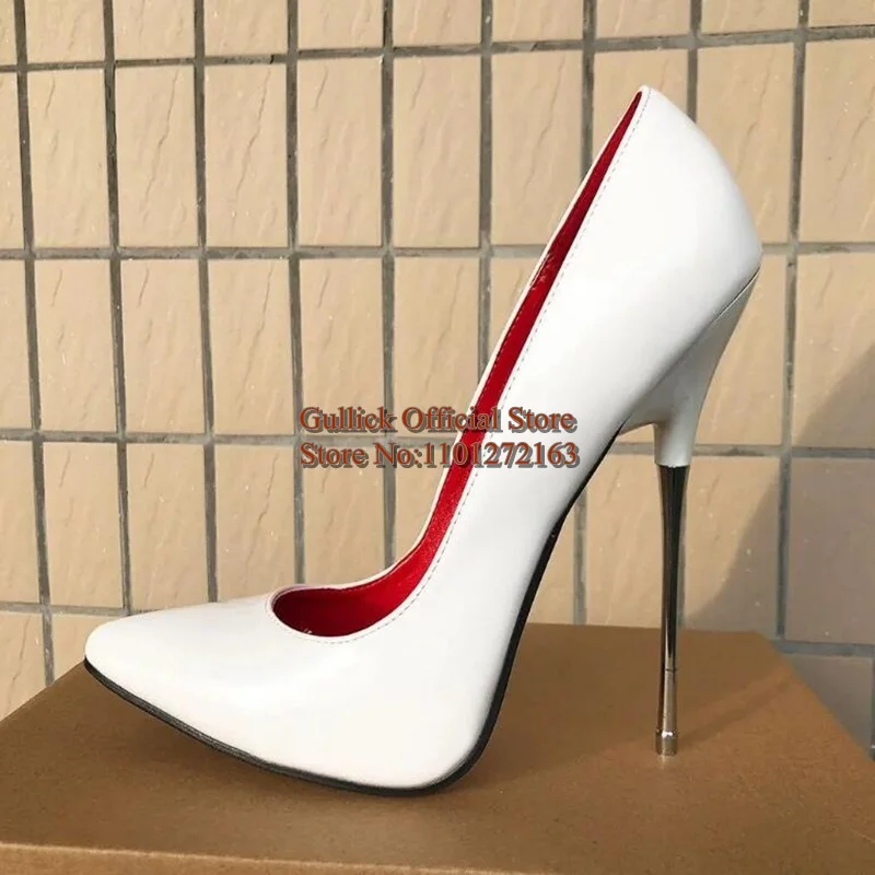 Sexy Metal Stiletto Heels Women Pumps 16cm 13cm Patent Leather Pointed toe Solid Club Evening Dress Shoes Red Purple Yellow
Sexy Metal Stiletto Heels Women Pumps 16cm 13cm Patent Leather Pointed toe Solid Club Evening Dress Shoes Red Purple Yellow