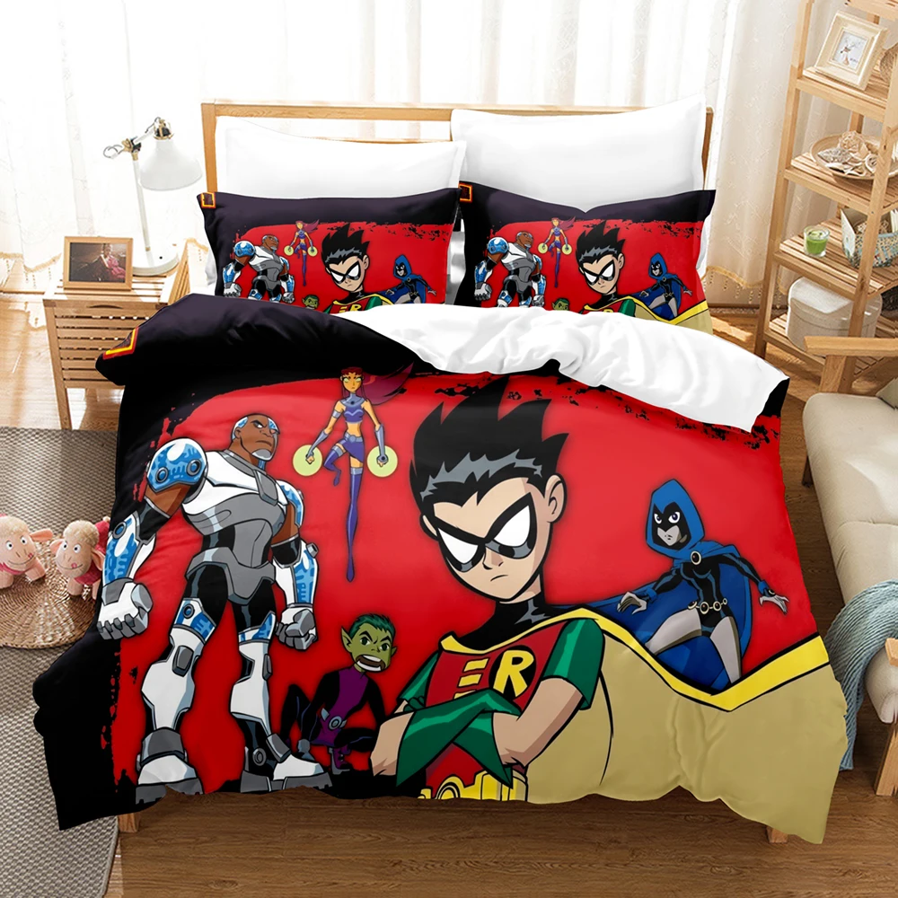 3Dthe Teen Titans Bedding Sets Duvet Cover Set With Pillowcase Twin Full Queen King Bedclothes Bed Linen
3Dthe Teen Titans Bedding Sets Duvet Cover Set With Pillowcase Twin Full Queen King Bedclothes Bed Linen