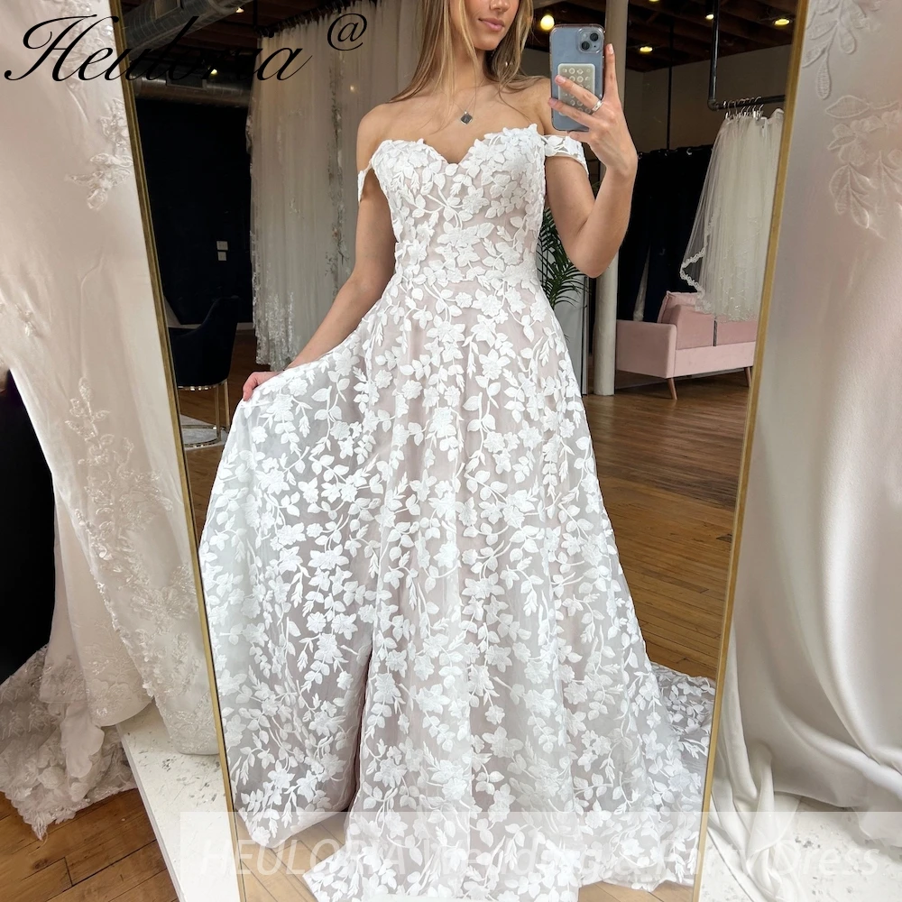 HEULORIA elegant Wedding Dress off shoulde bride dress plus size robe de mariee Lace beading Wedding Gown court train
HEULORIA elegant Wedding Dress off shoulde bride dress plus size robe de mariee Lace beading Wedding Gown court train