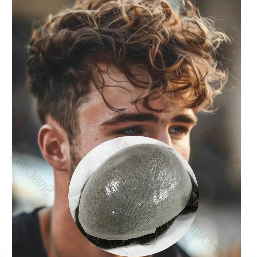 26mm Curly Dark Blonde Grey Remy European Human Hair Undetectable Prosthesis Durable Microskin 0.06mm Vlooped PU Base Men Toupee
26mm Curly Dark Blonde Grey Remy European Human Hair Undetectable Prosthesis Durable Microskin 0.06mm Vlooped PU Base Men Toupee