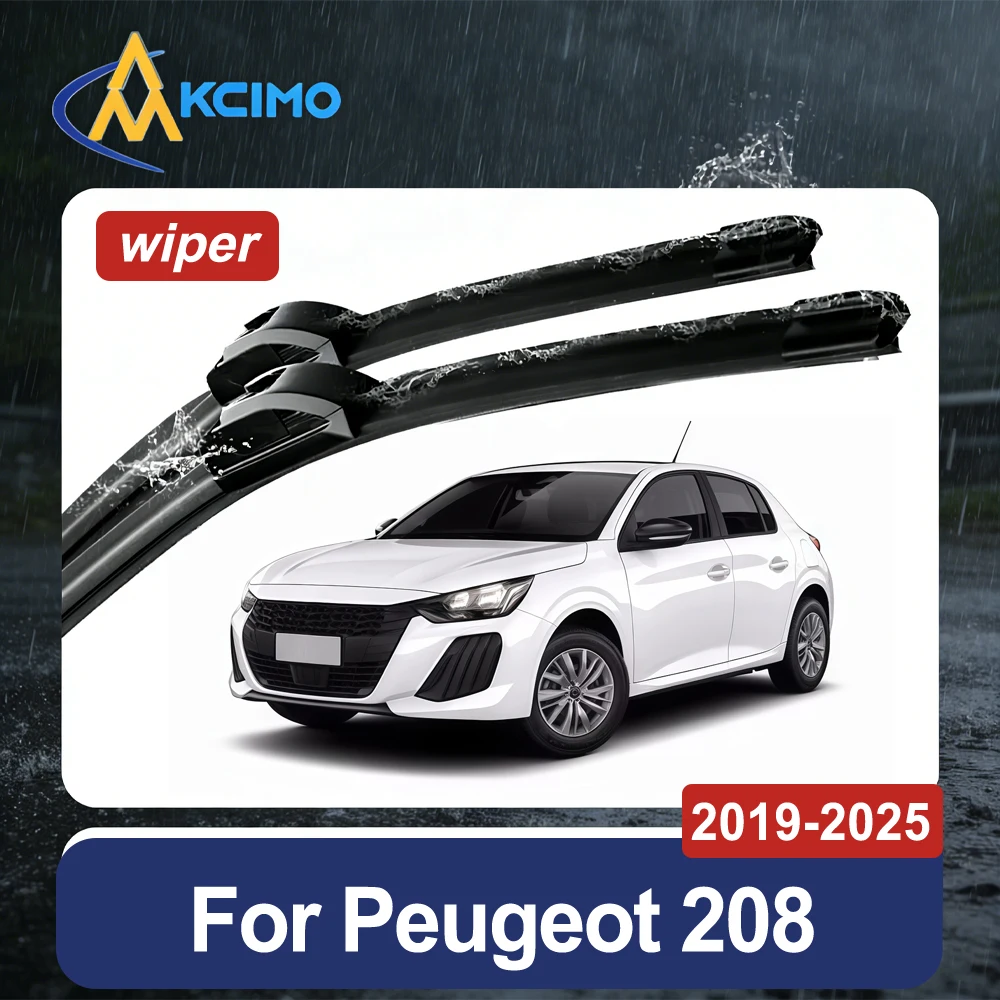 Rubber Windshield Wiper Complete Pair For Peugeot 208 P21 2019-2025 Durable Wiper Blade Kit Perfect Fit Set of 2
Rubber Windshield Wiper Complete Pair For Peugeot 208 P21 2019-2025 Durable Wiper Blade Kit Perfect Fit Set of 2
