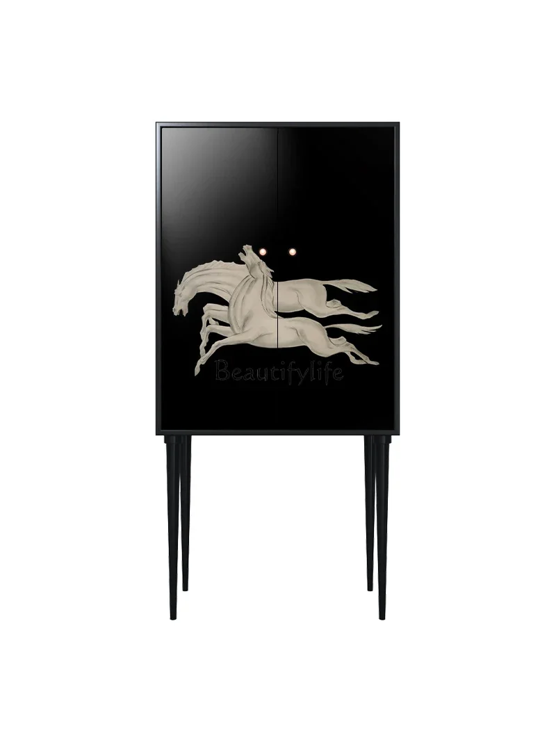 French retro art solid wood chest cabinet, storage cabinet against the wall at the entrance
French retro art solid wood chest cabinet, storage cabinet against the wall at the entrance